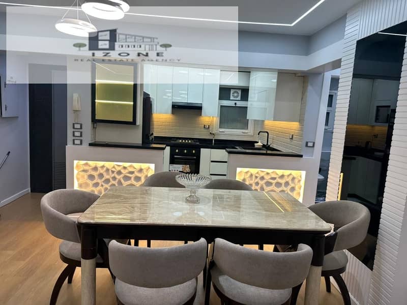 Best Price | First Use Hotel-Style Furnished Apartment for Rent in Al Rehab City, New Cairo – 99sqm – 2 Bedrooms – 2 Bathrooms - Widok 3