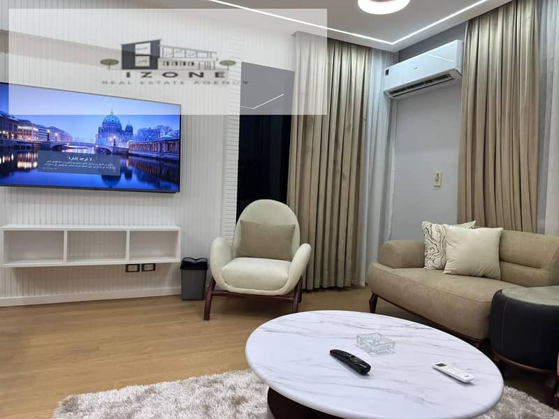 Best Price | First Use Hotel-Style Furnished Apartment for Rent in Al Rehab City, New Cairo – 99sqm – 2 Bedrooms – 2 Bathrooms - Widok 4