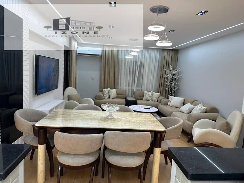 Best Price | First Use Hotel-Style Furnished Apartment for Rent in Al Rehab City, New Cairo – 99sqm – 2 Bedrooms – 2 Bathrooms - Widok 5