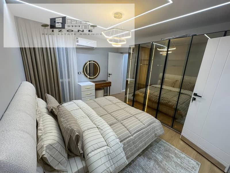 Best Price | First Use Hotel-Style Furnished Apartment for Rent in Al Rehab City, New Cairo – 99sqm – 2 Bedrooms – 2 Bathrooms - Więcej