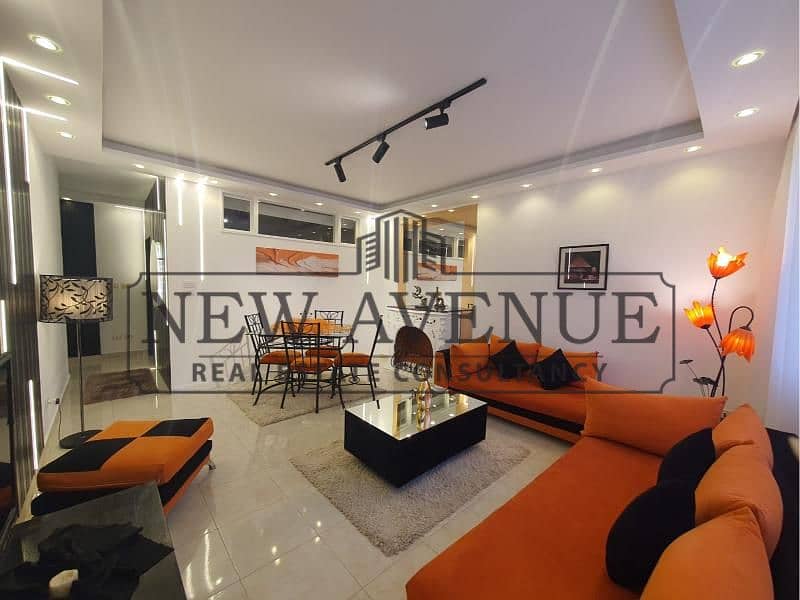 Luxury furnished apartment for rent with premium finishes with modern interior design overlooking landscape & main street – pohled 2