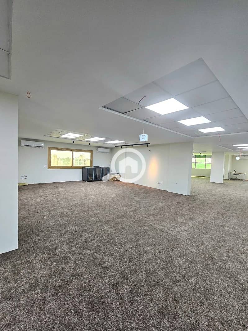 Outstanding 400m administrative headquarters with modern ultra finishing for rent in the strongest location in Maadi, next to all transportation. - Widok 4