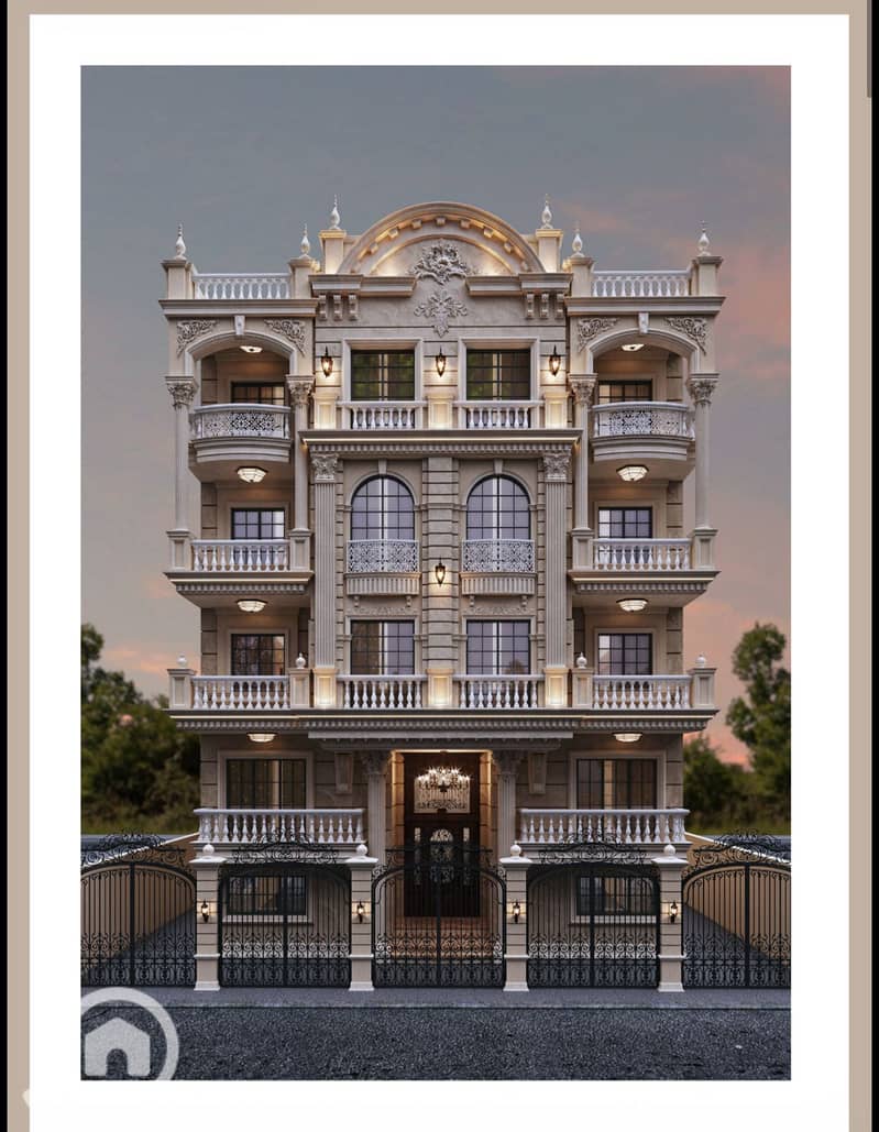Apartment for sale in New Damietta, direct sea view, first sea front, close to all amenities, with modern design, facades + GRB + stone on an area of 200 square meters. - Ansicht 3