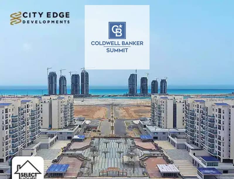 For quick sale: Two-bedroom chalet, ready for immediate occupancy, fully finished and turnkey, in Downtown Alamein, with a direct sea view. Available - Ansicht 3