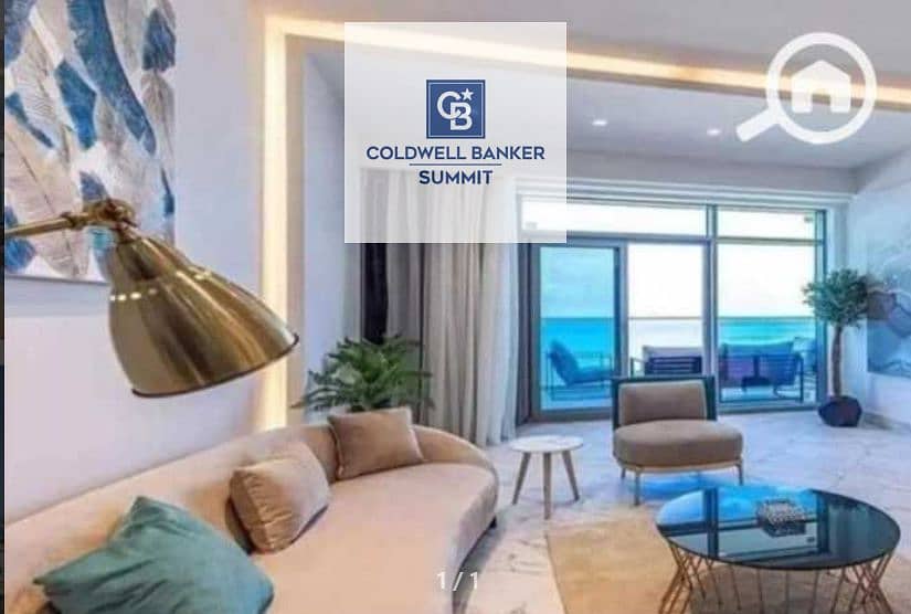 For quick sale: Two-bedroom chalet, ready for immediate occupancy, fully finished and turnkey, in Downtown Alamein, with a direct sea view. Available - Ansicht 4