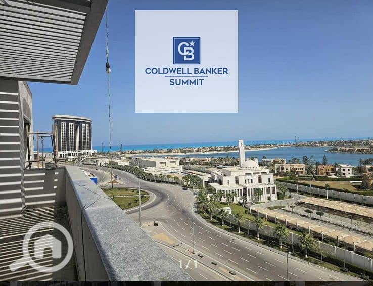 For quick sale: Two-bedroom chalet, ready for immediate occupancy, fully finished and turnkey, in Downtown Alamein, with a direct sea view. Available - Mehr