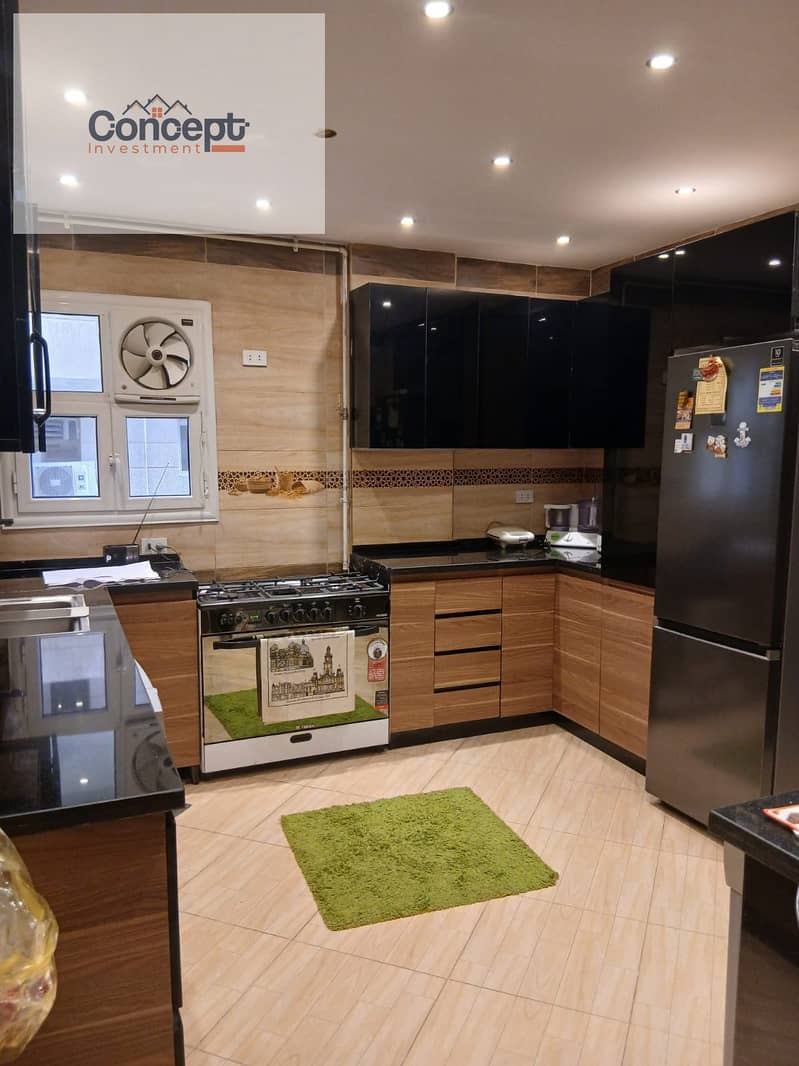 Fully furnished apartment for rent the square ahly sabour new cairo fully equipped kitchen – pohled 4