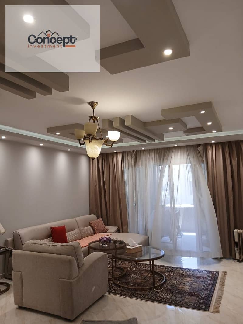 Fully furnished apartment for rent the square ahly sabour new cairo fully equipped kitchen – pohled 5