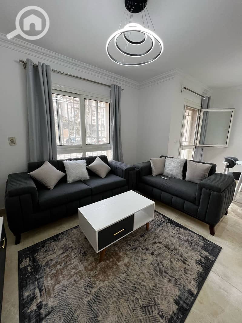 With furnishings, appliances, and meters, and an immediate return on investment. For sale, a 58m Corner Studio in B12 Madinaty next to the Craft Zone, with facilitations until 2031. - Widok 4