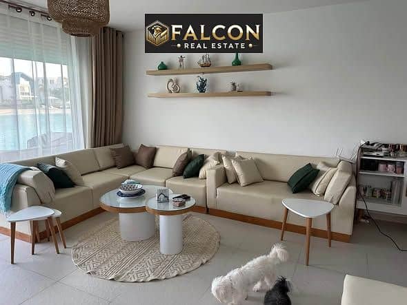 amazing lagoon and sea view fully finished chalet for sale masyaf north coast near almaza bay and silver sands and hacienda and modon and fouka bay – pohled 4