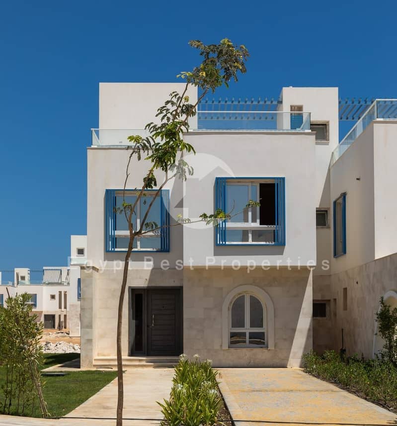 Ready To Move 1st Lagoon Row Standalone Villa With Full Sea View | With Prime Finishing Over 10 Years Plan At Naia Bay - Ras El-Hekma - Więcej