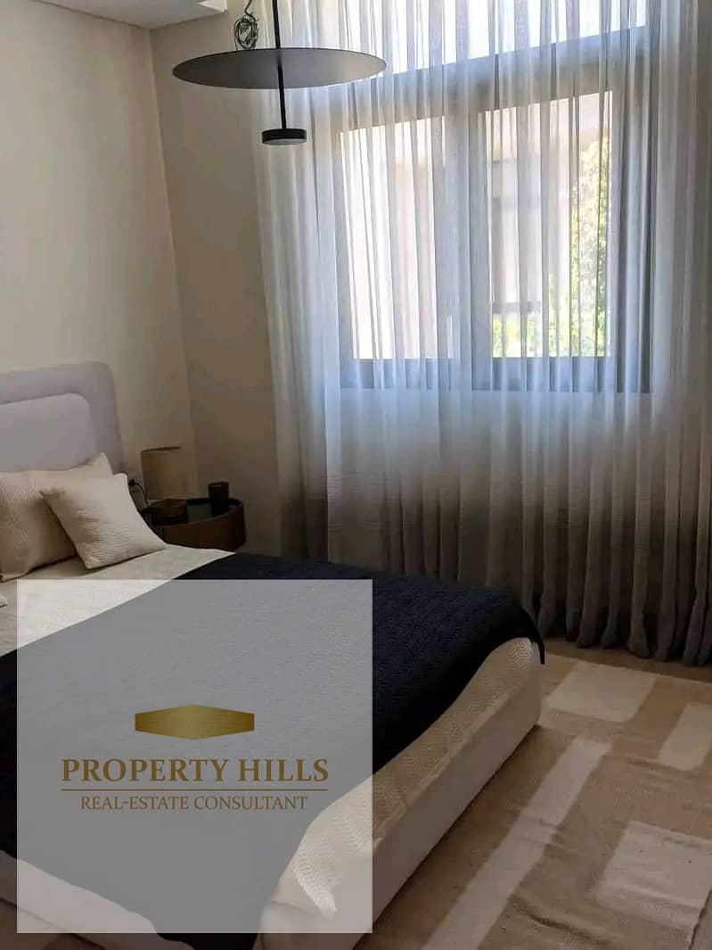 Villa ready for showing for sale in The Crest Compound, New Cairo, next to Mivida - Widok 6