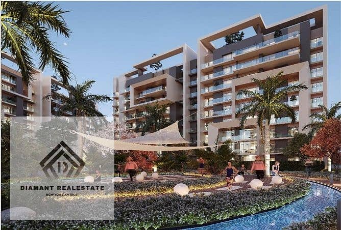 Apartment 3Bed for sale at lowest price per meter in New Capital, for investment lovers, near largest service area in R8, with 40% discount Over 10 ye - Widok 3
