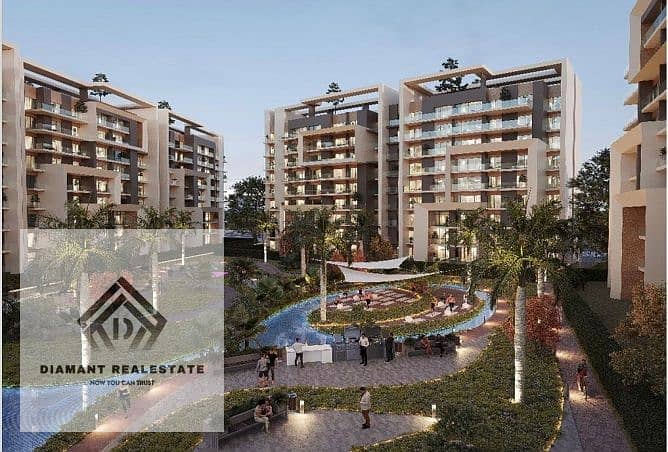 Apartment 3Bed for sale at lowest price per meter in New Capital, for investment lovers, near largest service area in R8, with 40% discount Over 10 ye - Więcej