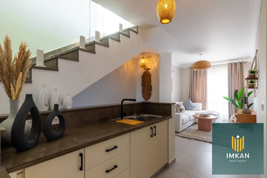 5-bedroom villa in the town, first row, ready for viewing, 10-year installment plan available for sale in Naia Bay Village, North Coast, Ras El Hekma. - Ansicht 4