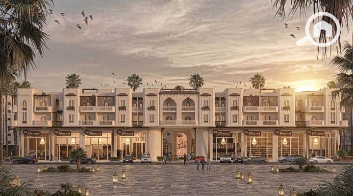 Apartment for sale in New Damietta, direct sea view, first sea front, close to all amenities, with modern design, facades + GRB + stone on an area of 200 square meters. - Mehr
