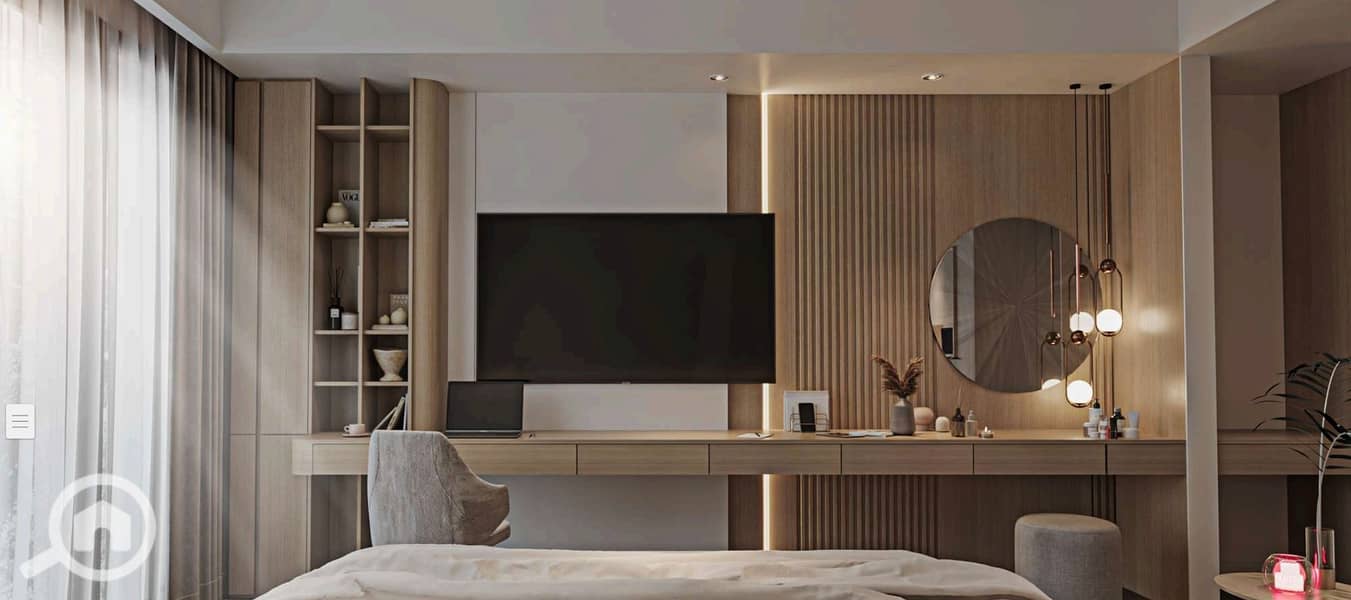 3-bedroom apartment for sale, close delivery, in Bahja compound Sheikh Zayed - Widok 6
