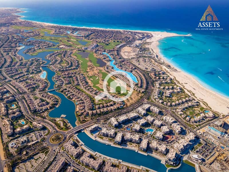 Fully Furnished Apartment For Sale in Marassi Catania North Coast Emaar Ready to Move Landscape View - Widok 3