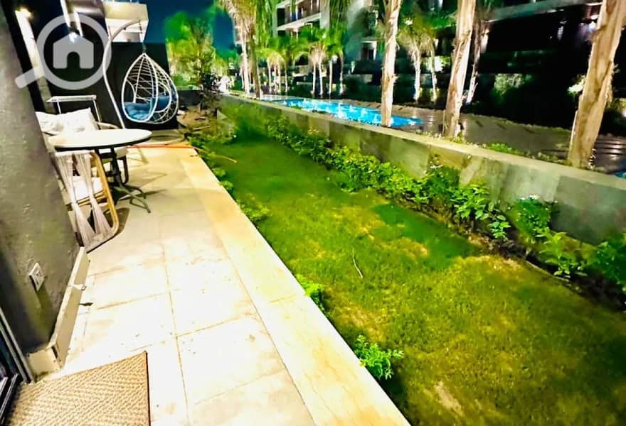 fully furnished apartment with private garden at new cairo 2 bedrooms and 2 bathrooms - Widok 3