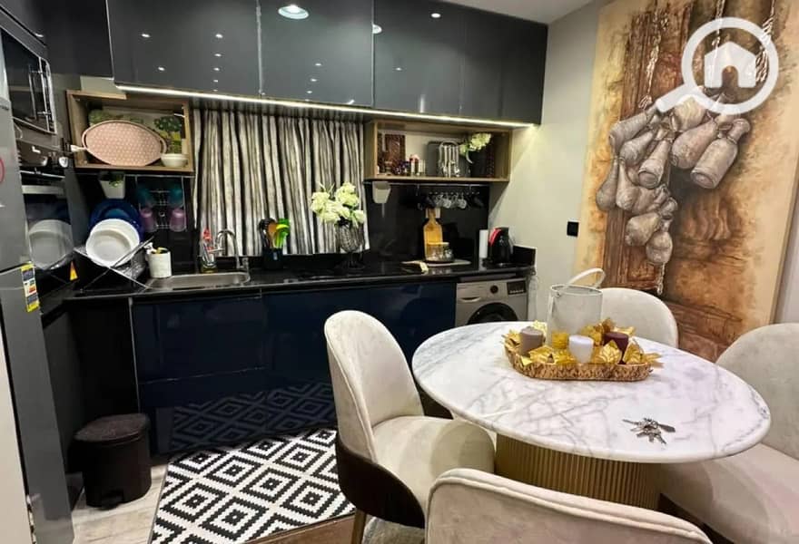 fully furnished apartment with private garden at new cairo 2 bedrooms and 2 bathrooms - Więcej