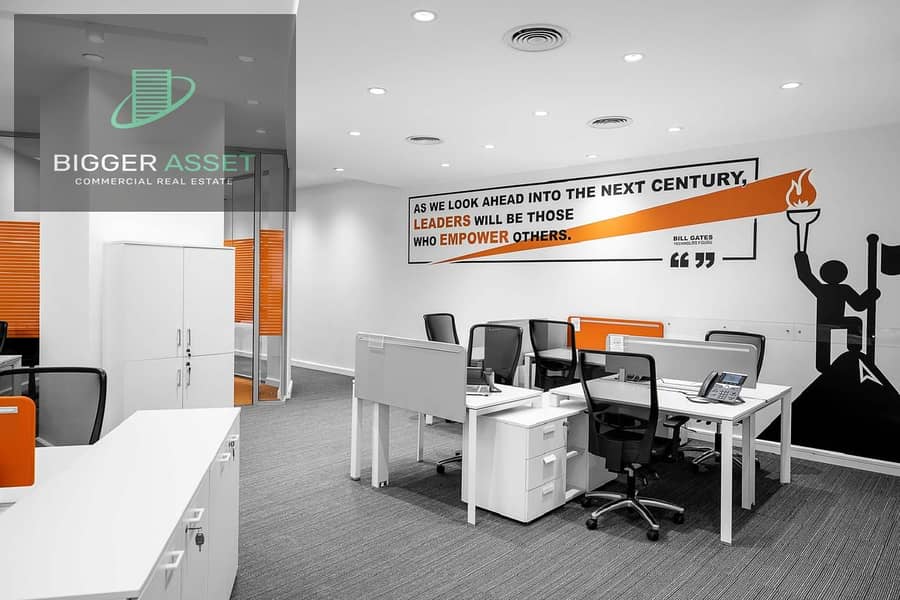 Admin Office|For Rent|Fully Finished+ Acs|1370Sqm| prime location - Widok 3