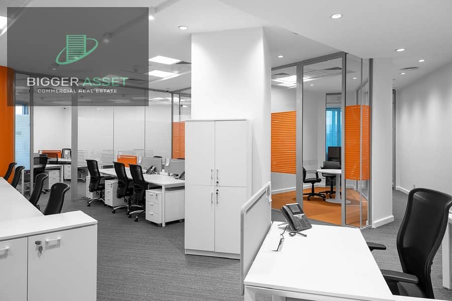 Admin Office|For Rent|Fully Finished+ Acs|1370Sqm| prime location - Widok 4
