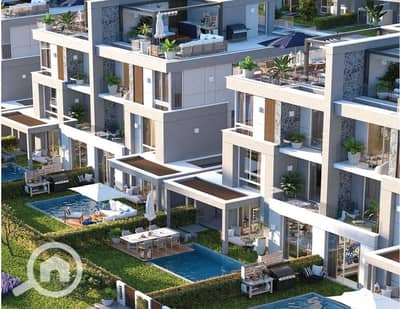 4 Bedroom Twin House for Sale in 6th of October, Giza - the yarrd. JPG 4 Bedroom Twin House for Sale in 6th of October, Giza - the yarrd. JPG
