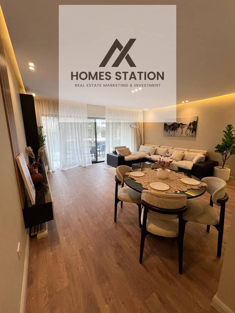 Fully Furnished Apartment for Rent in Lake View Residence, New Cairo - Widok 5