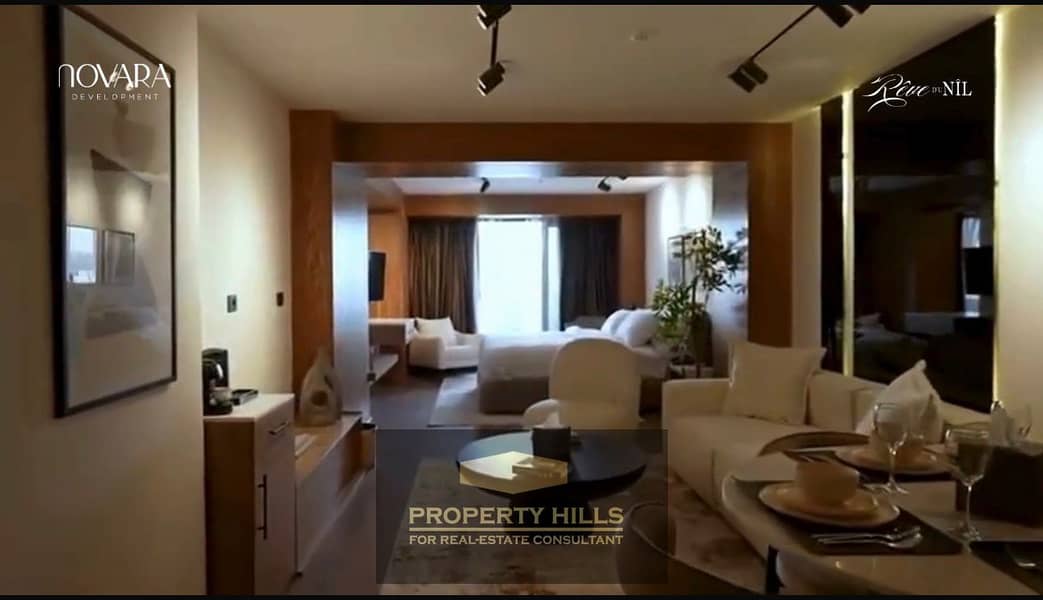 I live on the Nile in a furnished apartment with air conditioning with an annual return of 1,117,800. - Bild 4