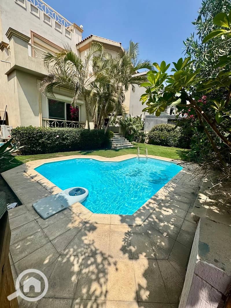 Premium Standalone Villa For Rent In Katameya Hills Compound new Cairo prime location with private garden and swimming pool - Widok 2