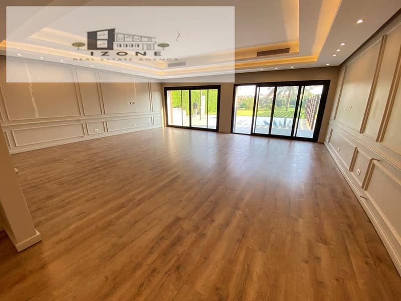 Fully Finished Twin House for Rent – Katameya Dunes New Cairo – 350sqm – 4 Bedrooms – Pool, Jacuzzi & Golf View - Widok 4