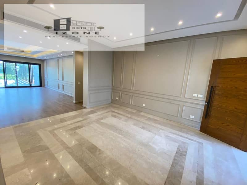 Fully Finished Twin House for Rent – Katameya Dunes New Cairo – 350sqm – 4 Bedrooms – Pool, Jacuzzi & Golf View - Widok 5