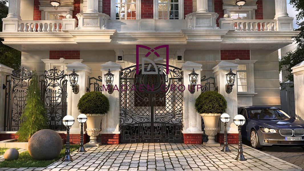 Apartment for sale, ready for immediate handover: ground-floor unit with a garden (224 sqm interior + 112 sqm garden). Located in the "Beit Al-Watan C - Widok 5