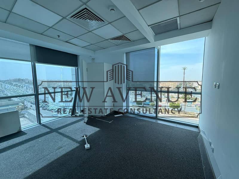 Fully finished office for rent direct on north 90, New Cairo - Widok 4