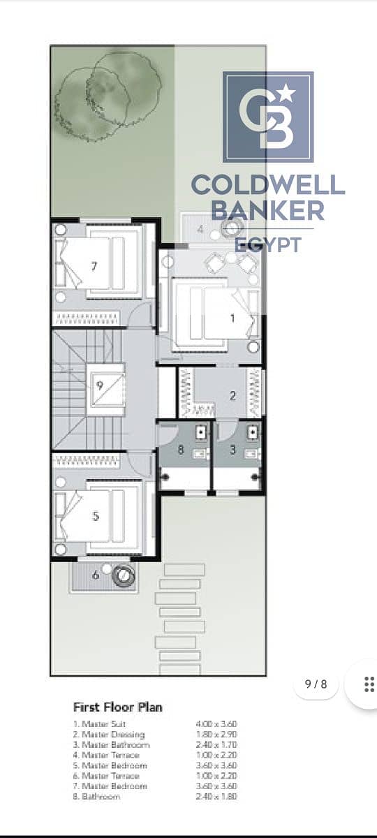 For sale at the lowest price, a 200m² middle townhouse villa in The MarQ Ville compound in Mostakbal City - near New Cairo and the New Administrative - Vista 3