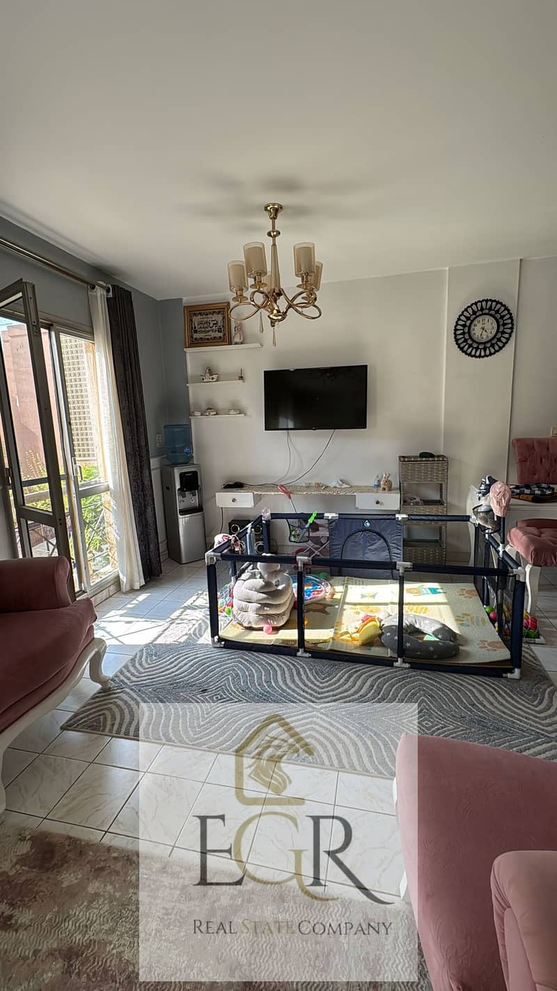 Apartment for rent in Al Rehab: 2 bedrooms, 1 bathroom, close to amenities, custom finishes. - Ansicht 5