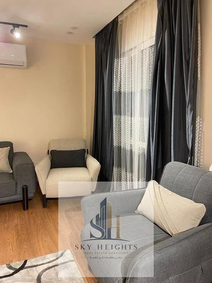 Fully furnished apartment for rent in Madinaty (B1). Prime location near all services and opposite Madinaty Club. Special price – další