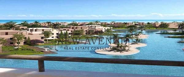 Fully finished Townhouse Middle first launch without over with lagoon view in Hacienda Waters North Coast Ras El Hekma developed by Palm Hills - Ansicht 2