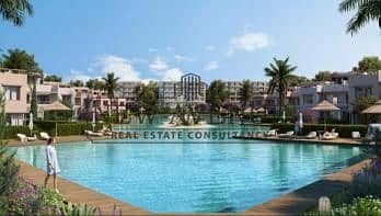Fully finished Townhouse Middle first launch without over with lagoon view in Hacienda Waters North Coast Ras El Hekma developed by Palm Hills - Ansicht 5