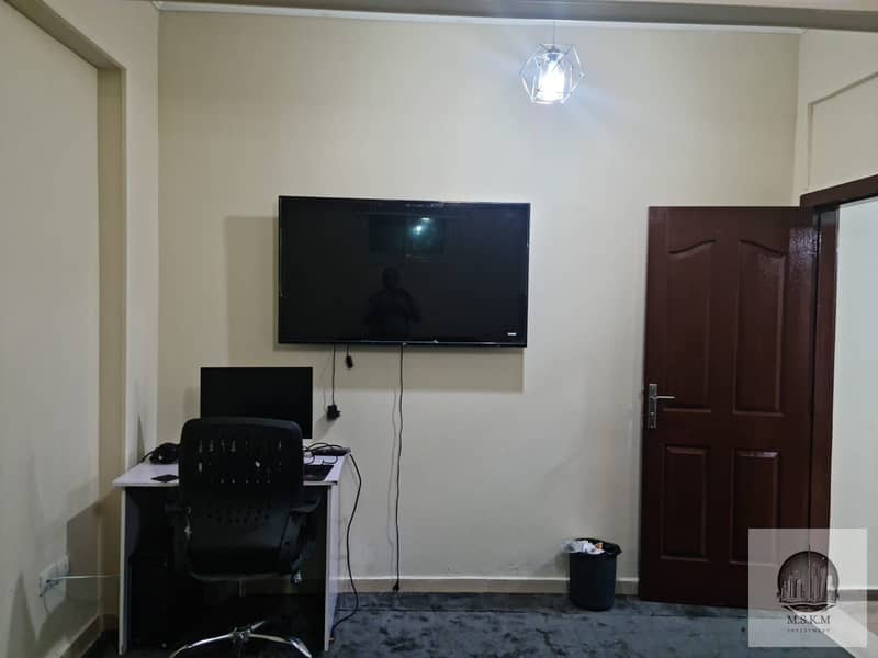 Basement for rent in Al Banafseg 11, a villa near 90th Street, 170 sq m, two rooms, bathroom, and a 3-piece reception area. Suitable for residential o - Widok 4