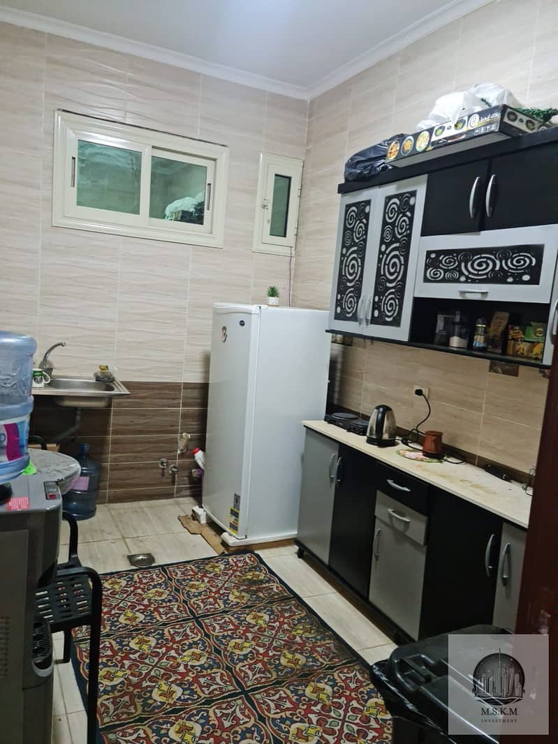 Basement for rent in Al Banafseg 11, a villa near 90th Street, 170 sq m, two rooms, bathroom, and a 3-piece reception area. Suitable for residential o - Widok 5
