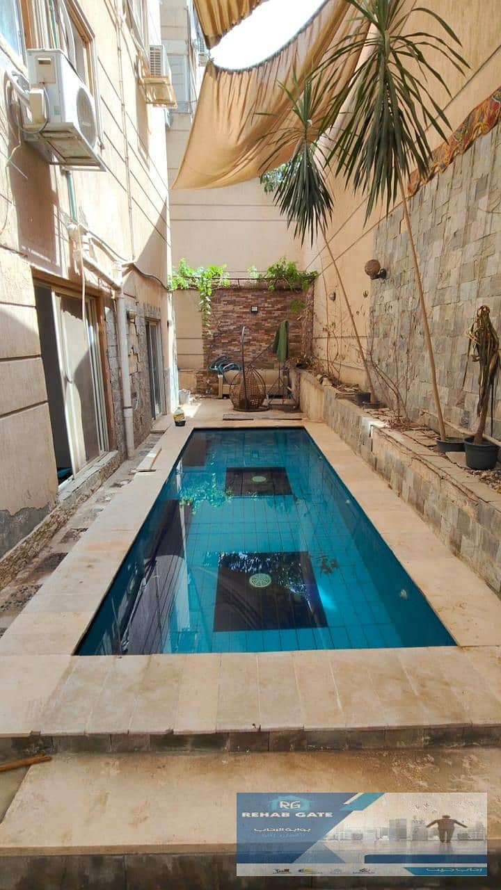 Duplex for Rent in Banafsaj Villas | 500 SQM | Private Swimming Pool & Garden | Suitable for Residential or Administrative Use - Ansicht 2