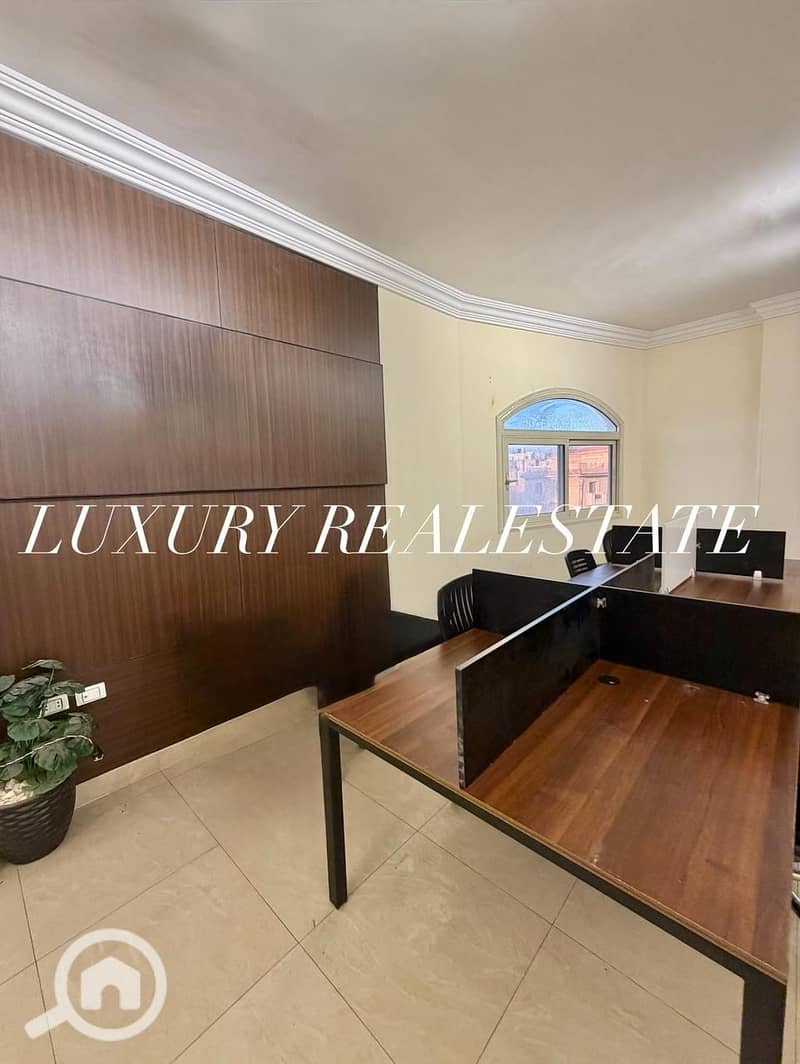 Office for rent, super lux finish, fully air-conditioned, 250 meters, Sheikh Zayed - Ansicht 6