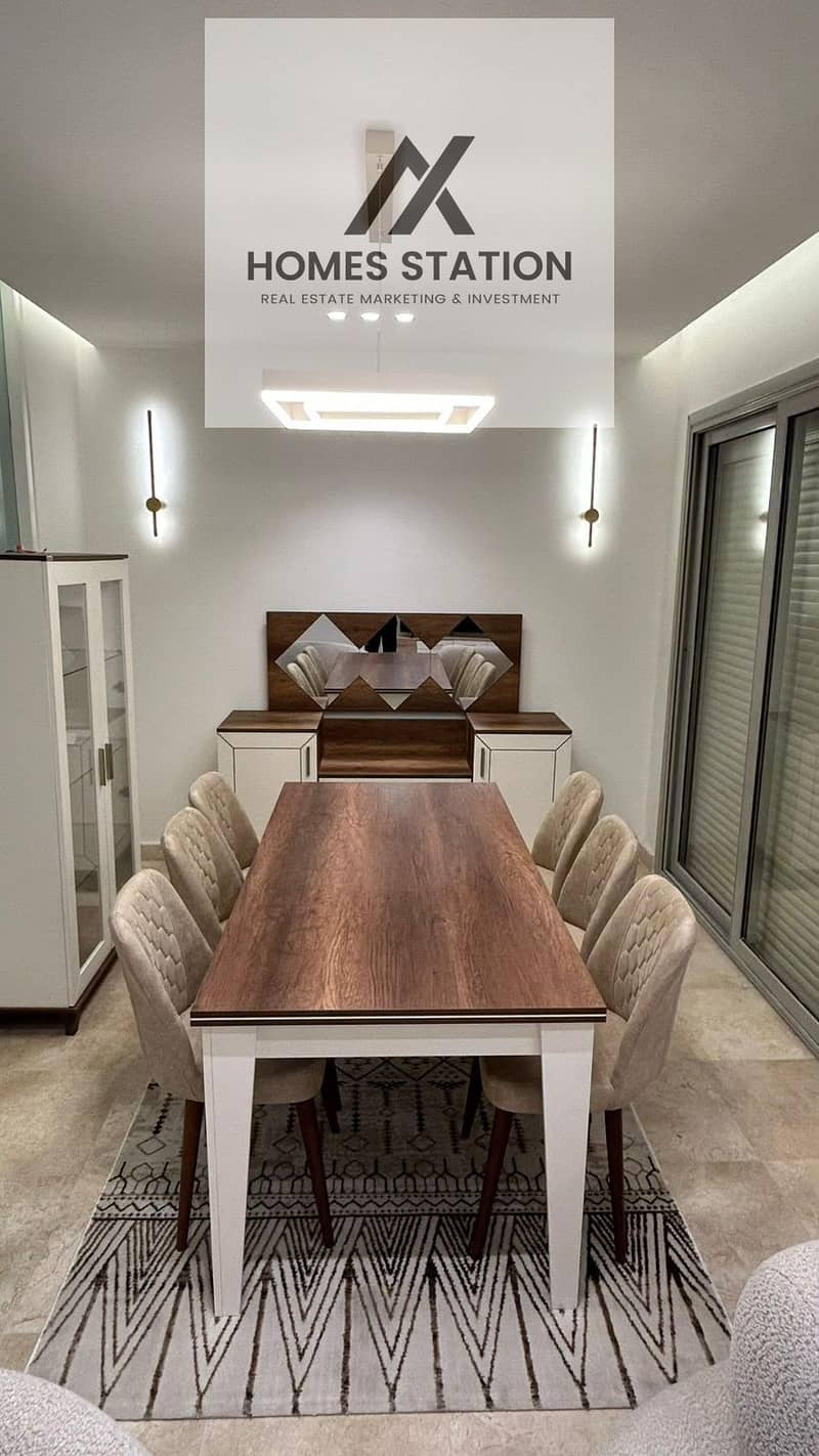 Fully Furnished Apartment - First Use for Rent in The Village Gate Palm Hills New Cairo - Ansicht 3