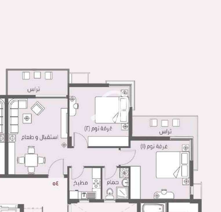 A distinctive apartment for sale in Madinaty, in one of the most prestigious and modern phases of Madinaty – B8, Group 88. Ready for immediate occupancy within months with a low down payment for a quick sale. – pohled 3