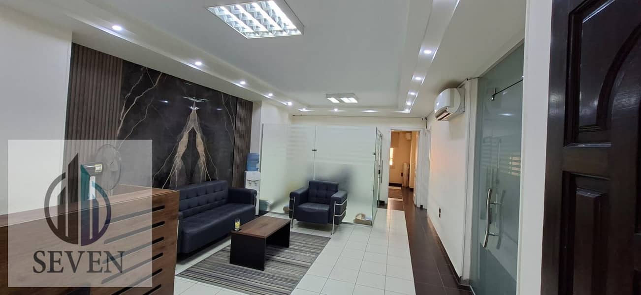 Administrative office for rent, 160 sqm, licensed and fully air-conditioned, Zahraa Al-Maadi, next to Carrefour, prime location for companies. - Ansicht 3