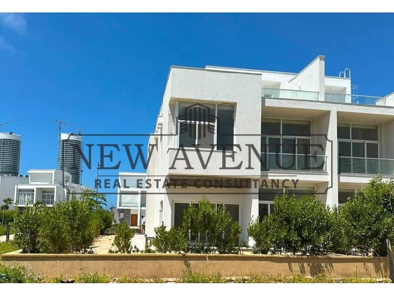 Ready to move Luxury Twin Villa for Sale Fully Finished in Mazarine Compound New Alamein City - North Coast - Altro