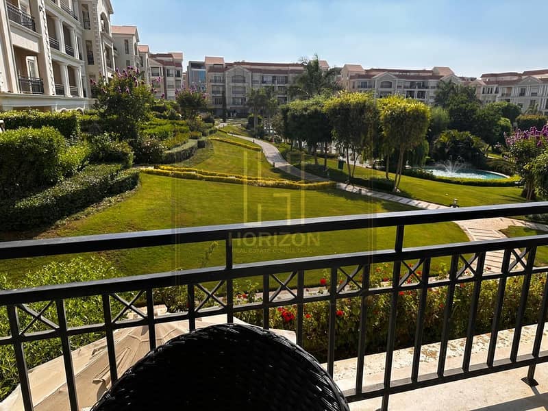 Semi furnished apartment 3rooms prime view rent Regents Park New Cairo - Widok 2