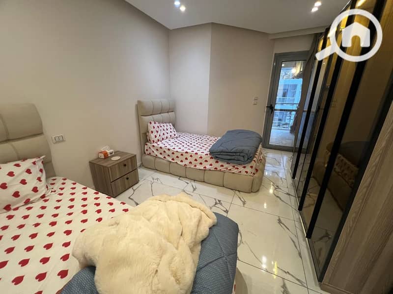 Studio apartment for rent in One Katameya, 93 square meters, in One Katameya, Zahraa El Maadi. First occupancy. - Ansicht 2