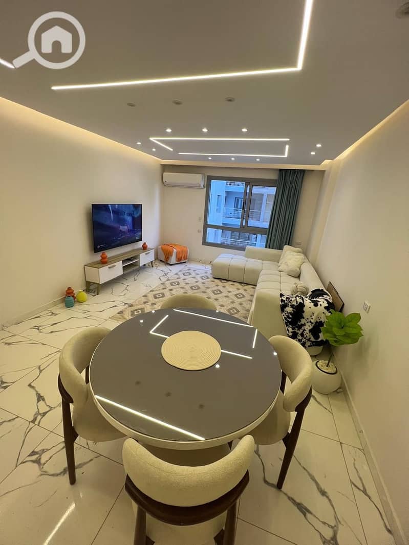 Studio apartment for rent in One Katameya, 93 square meters, in One Katameya, Zahraa El Maadi. First occupancy. - Ansicht 3